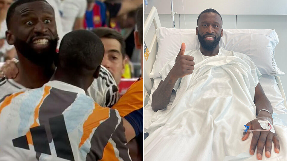 Antonio Rüdiger 6 matchen geschorst na uitbarsting in bekerfinale,  meniscusoperatie komt op "ideale moment" | sporza