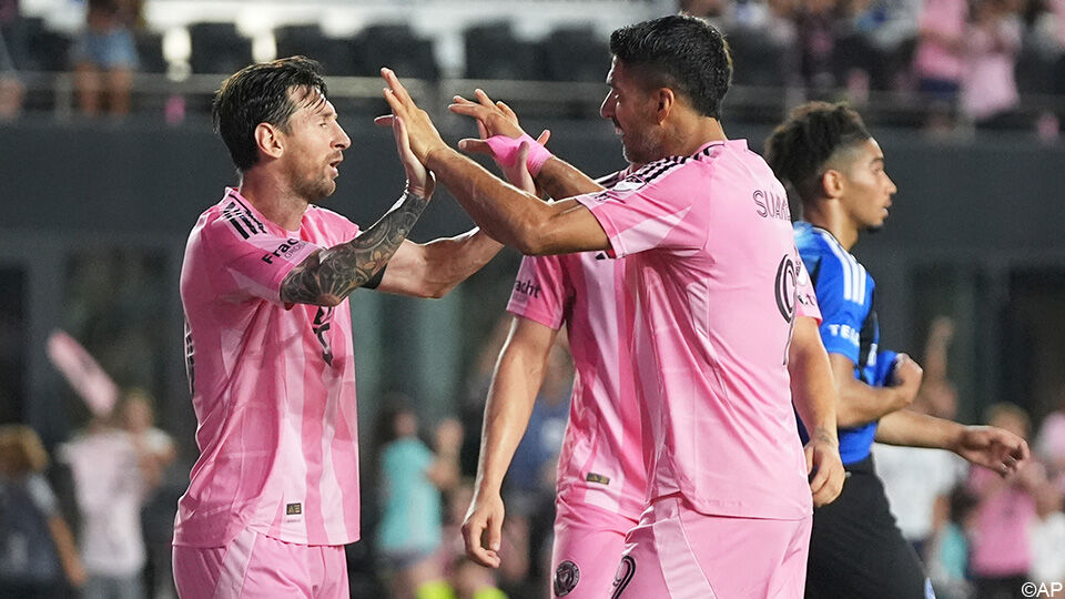 Lionel Messi en Luis Suarez