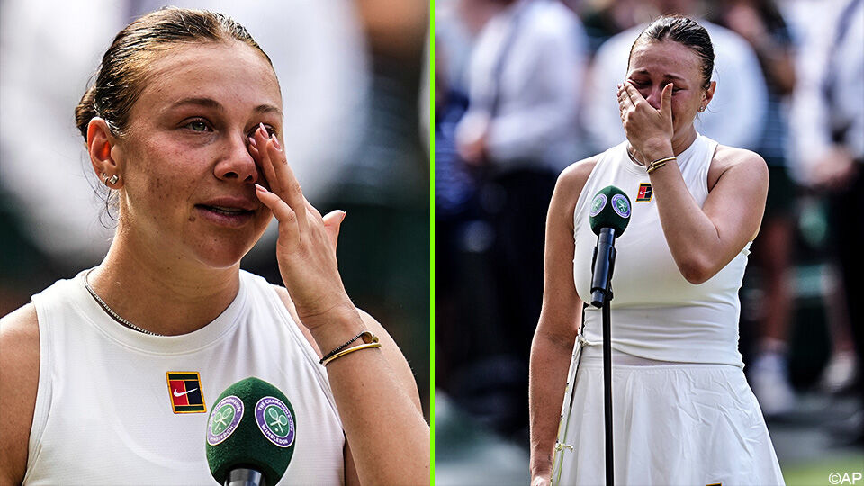 De pijnlijke kant van een grandslamfinale: revelatie Amanda Anisimova barst  in tranen uit na bolwassing tegen Swiatek | sporza