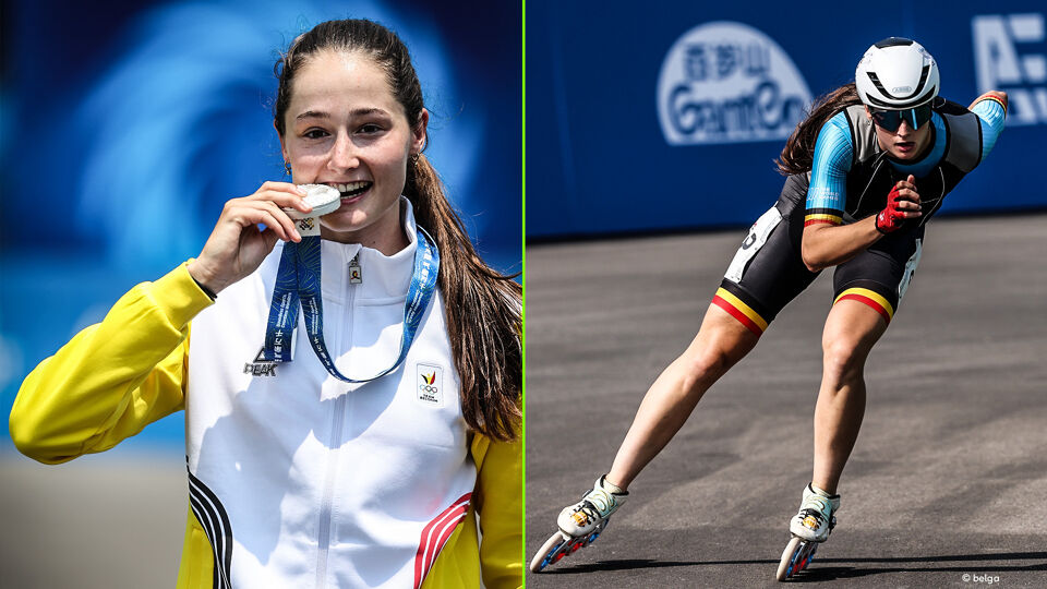 6e medaille voor Team Belgium op de Wereldspelen: Fran Vanhoutte pakt zilver  in skeeleren | sporza