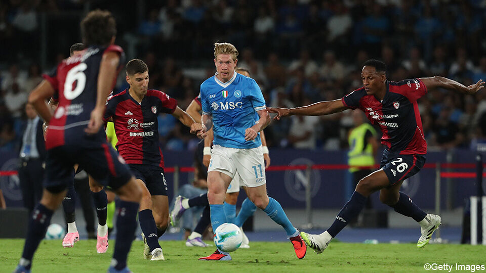 De Bruyne immediately received triple basket.