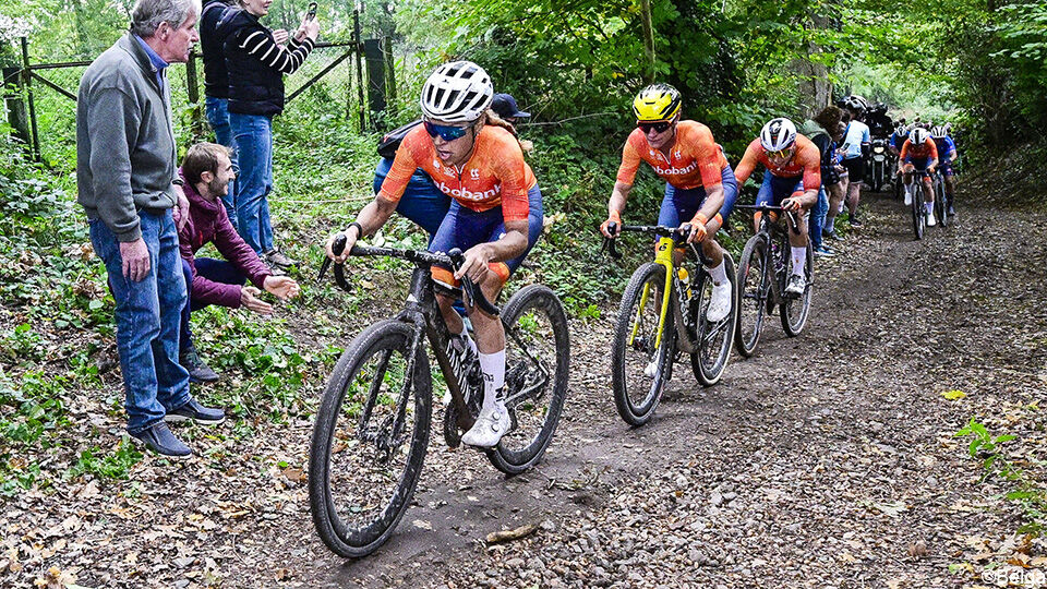 De Nederlandse vrouwen domineerden het WK gravel.