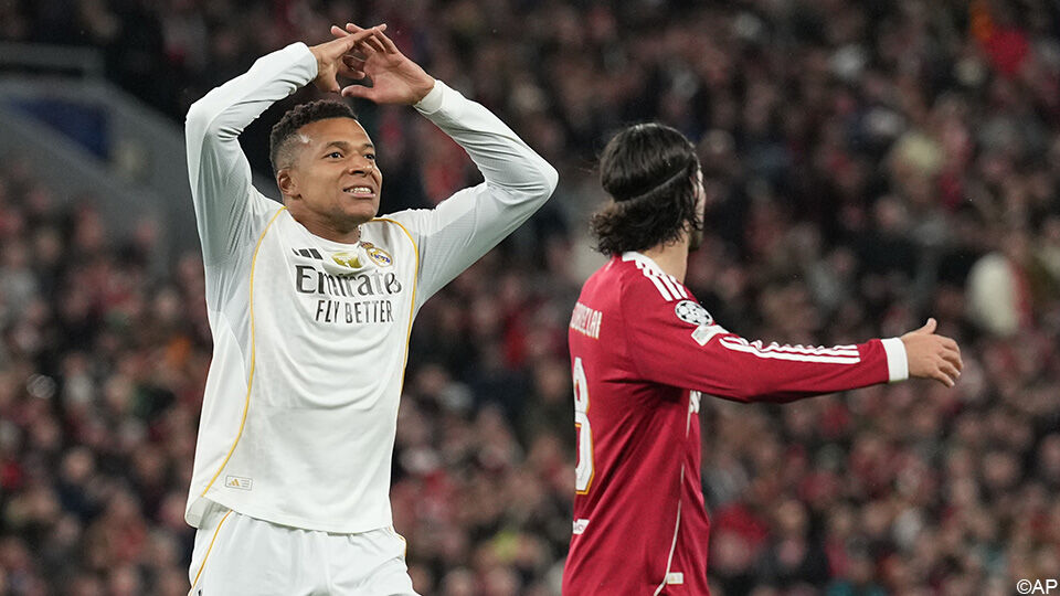 Mbappé baalt na het verlies tegen Liverpool