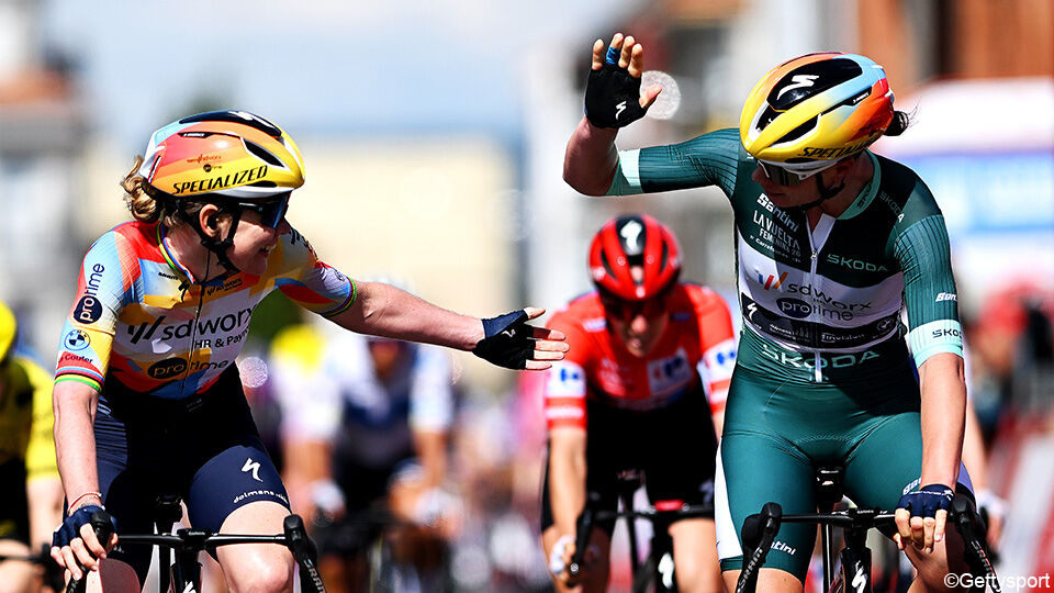 SD Worx-Protime ziet last van schouders vallen in Vuelta: "Het dubbeltje  viel telkens de verkeerde kant op" | sporza