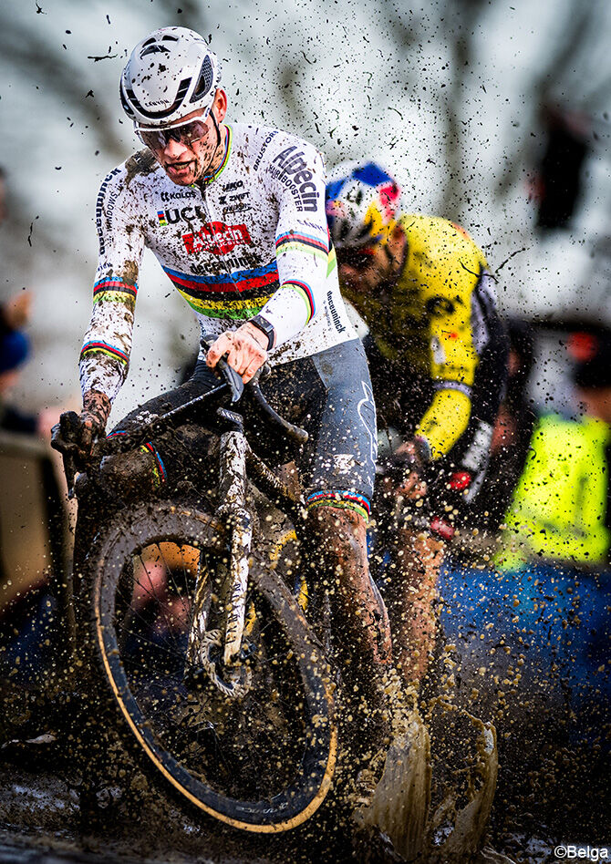 Mathieu van der Poel en Wout van Aert